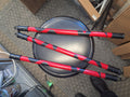 3 sectional staff Black and red