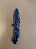 Blue & Silver Dragon Knife