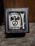 " Beware, Dragon is Stirring" Mug and Spoon Set #1686
