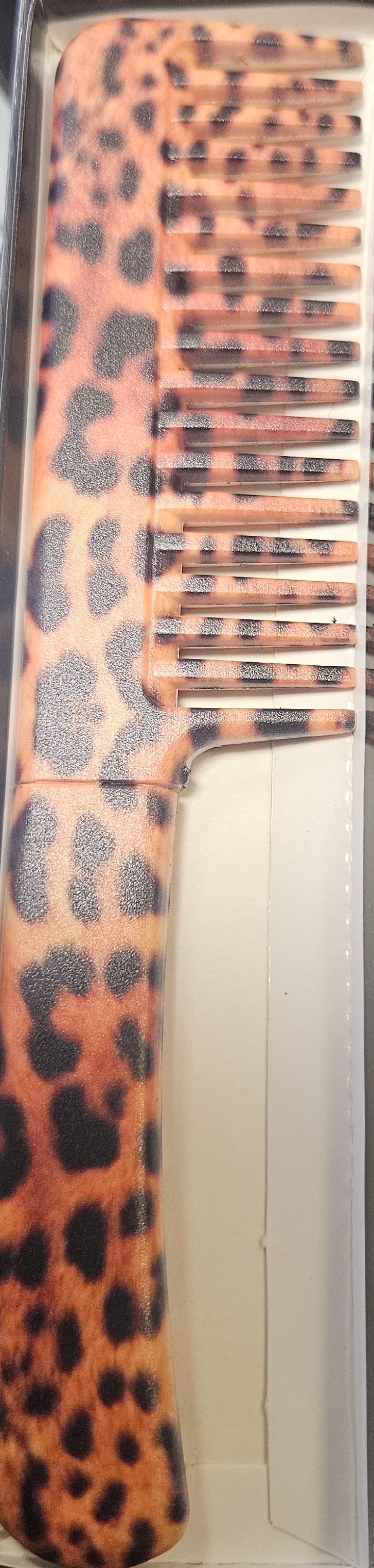 Cheetah Print Comb Knife #4863