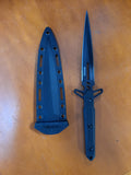 Long Black Dagger w/ Kydex style Sheath #3046