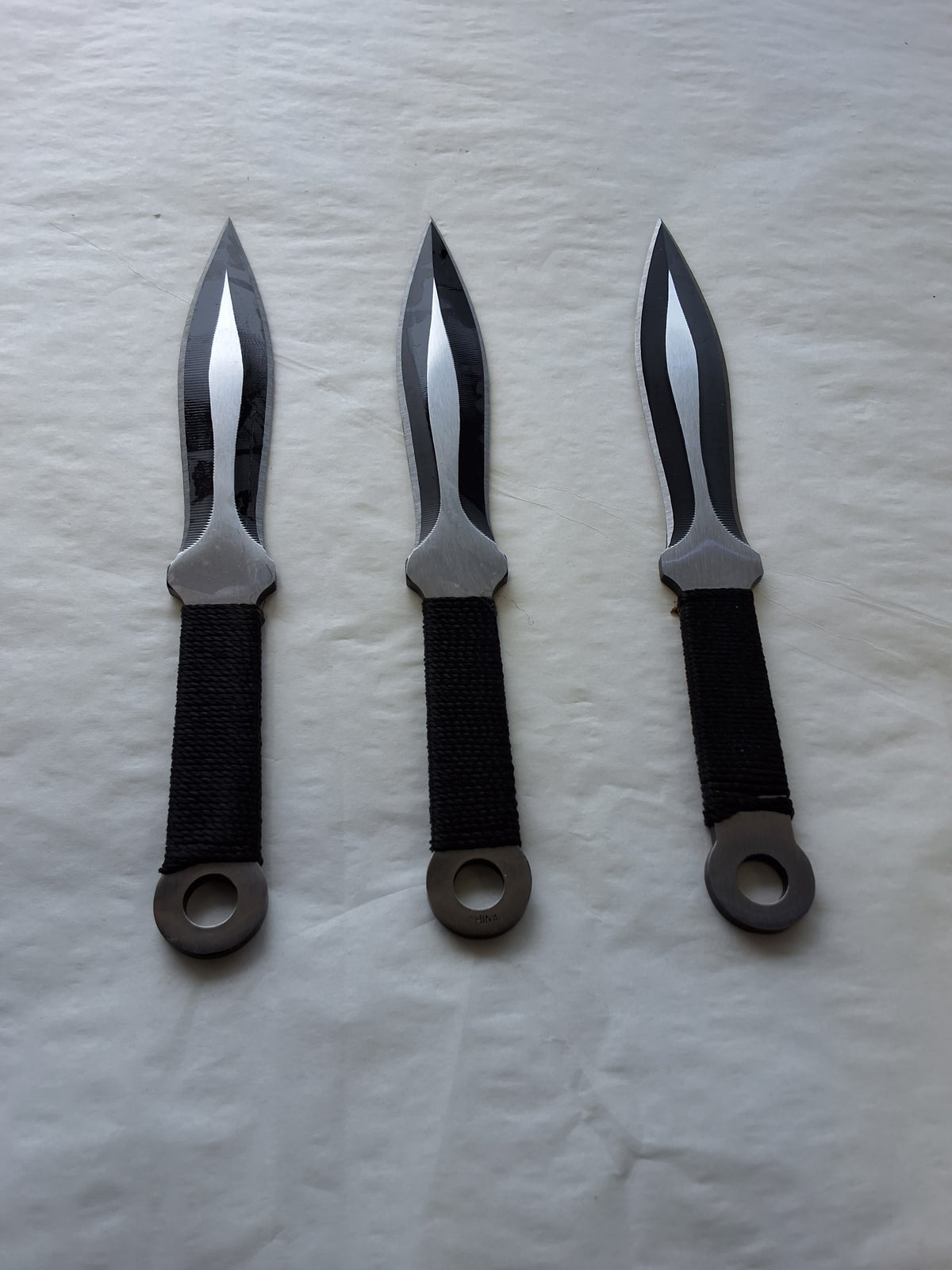 3 pc Small Black Throwers