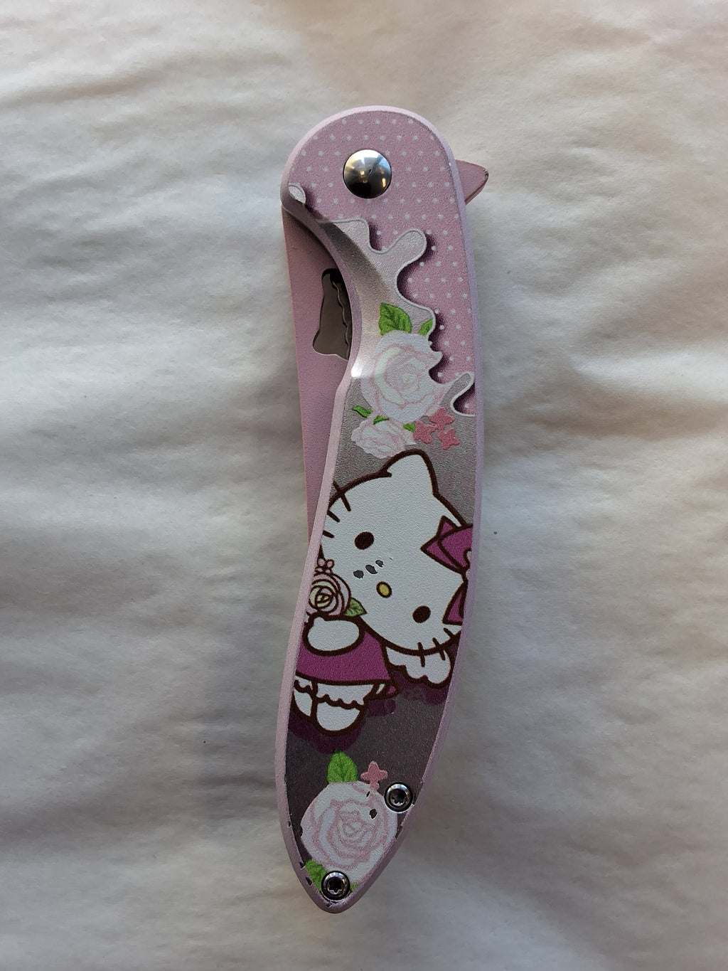 Hello Kitty Roses Pocket Knife #2024