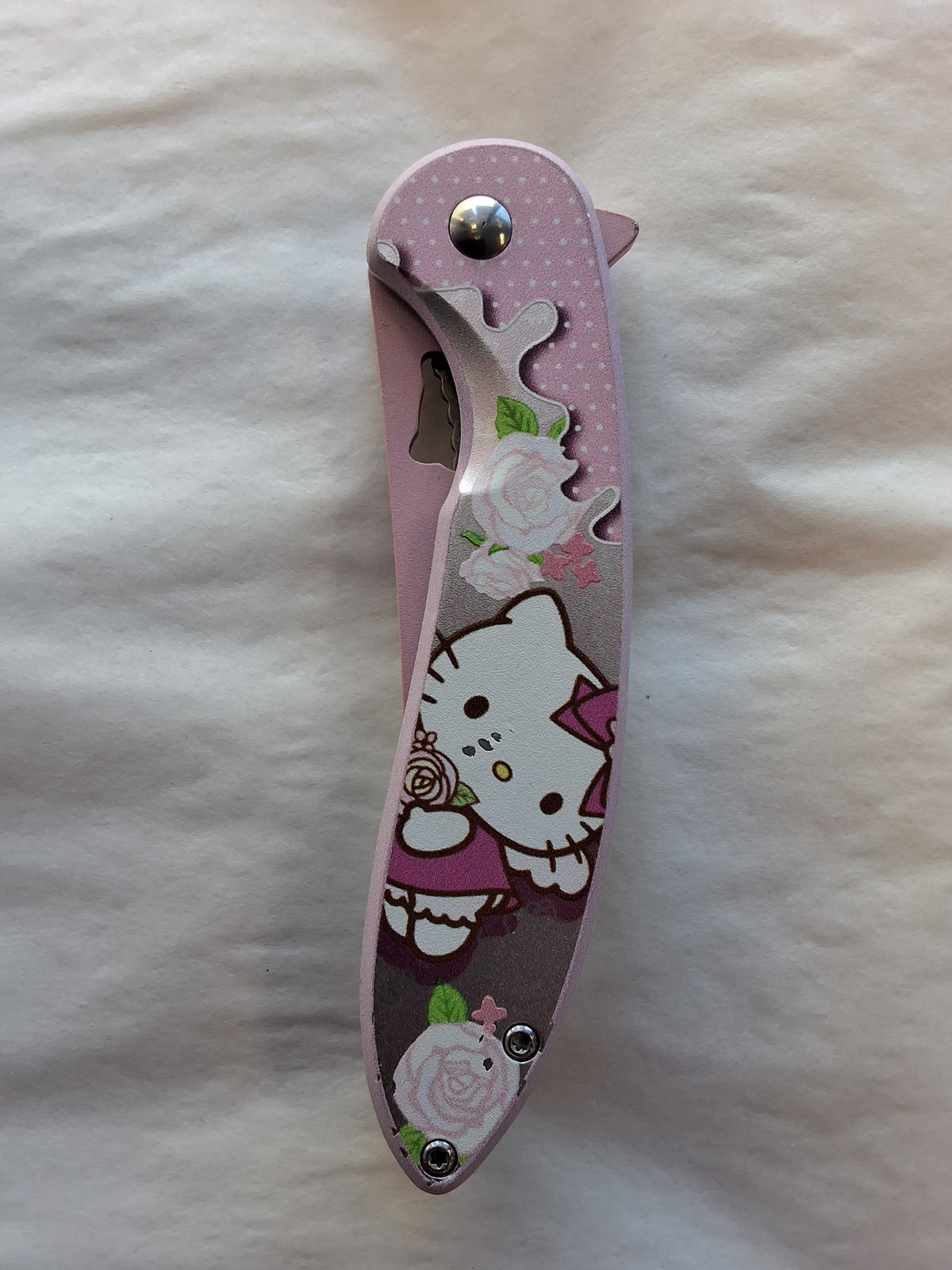 Hello Kitty Roses Pocket Knife #2024
