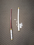 One Piece Momonosuke Katana (White) 3 circle tsuba