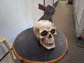 Skull AXe With Broken Axe In Head