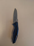 Blue, Blk & Grey Folding Knife