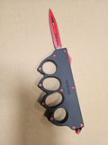 Red blade OTF Trench Knife