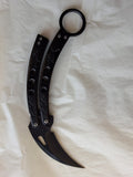 Black Karambit Butterfly Knife #2079
