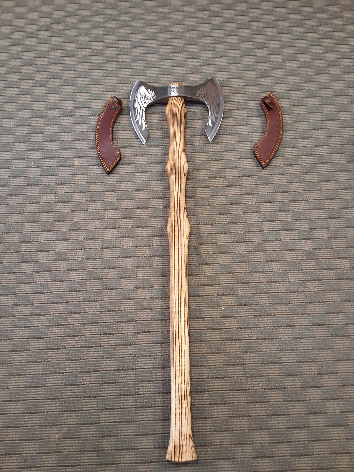 Norse engraved double axe